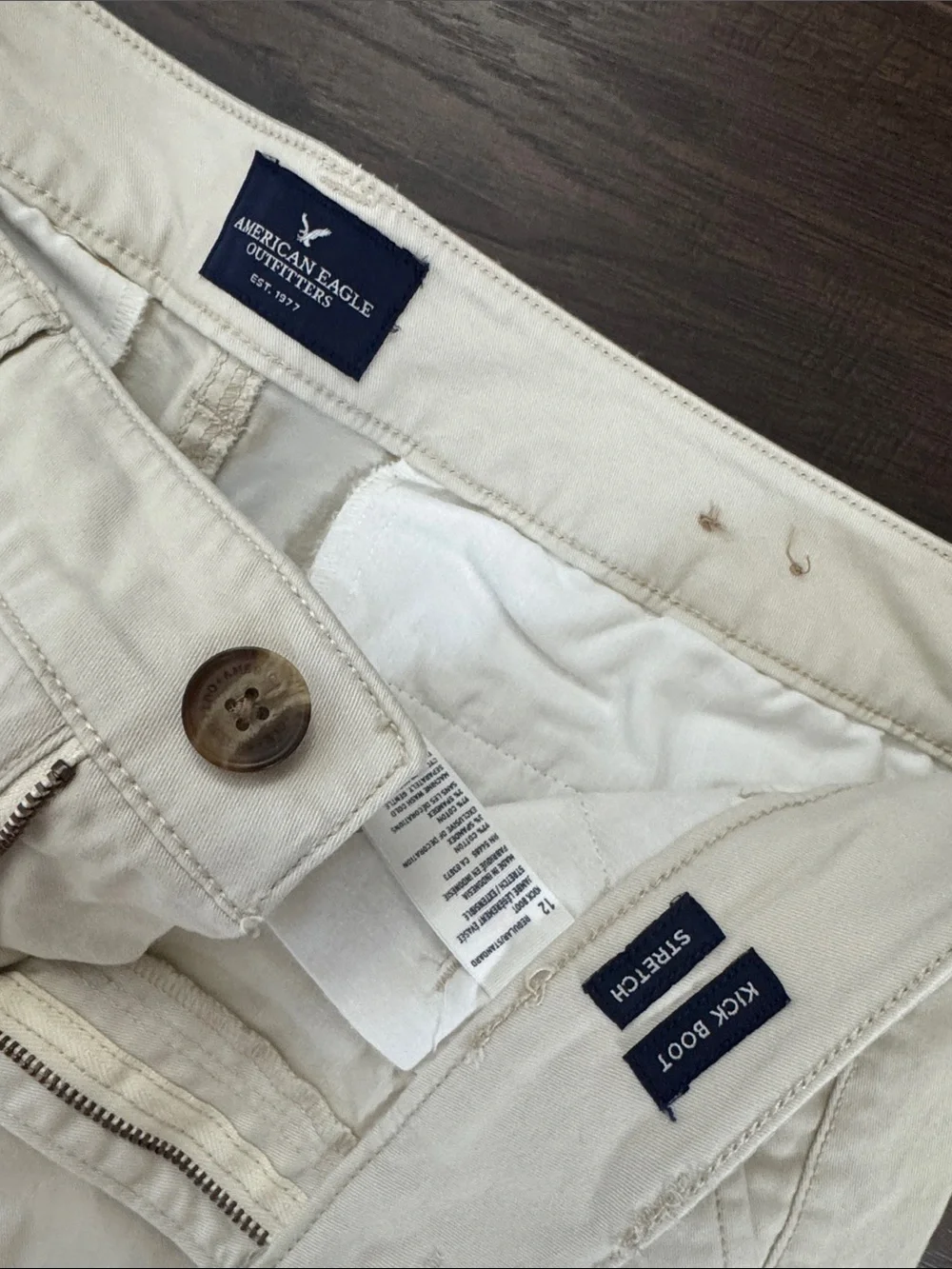 American Eagle Kick Boot Stretch Trousers